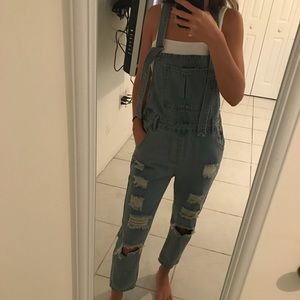 Ripped overalls